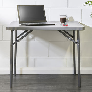 Zown Square Plastic Folding Table - 3ft x 3ft (910 x 910mm) - XXL90